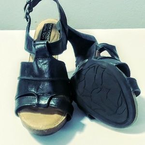me too Shoes - Adam Tucker's me too black leather sandals me too Shoes - Adam Tucker's me too black leather sandals